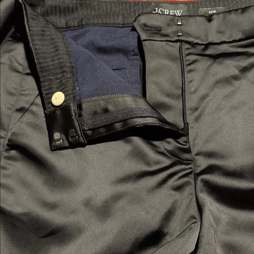 J. Crew Collection Kate Satin Straight Leg Pants - Picture 7 of 7